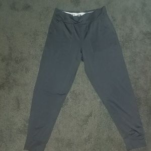 Energie black satin leggings